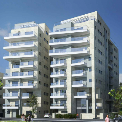 קריניצי 102-104 רמת גן פינוי בינוי יזם : אנגלאינווסט התחדשות עירונית בע"מ ליווי פיננסי: בנק הפועלים